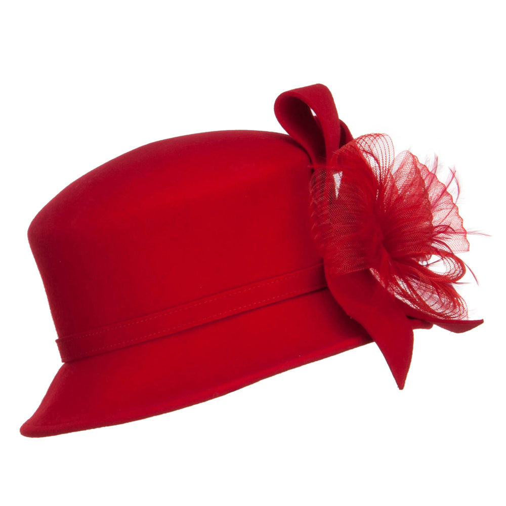 Big Loops Wool Felt Fashion Hat