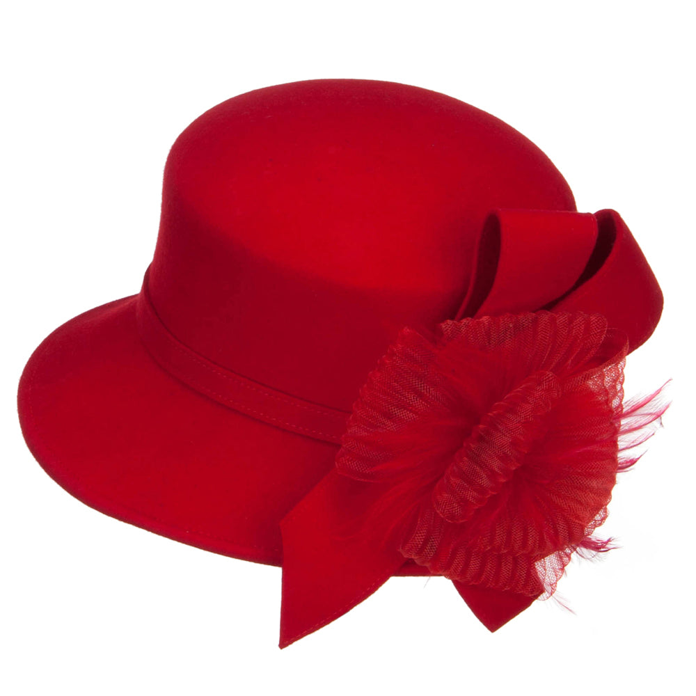 Big Loops Wool Felt Fashion Hat