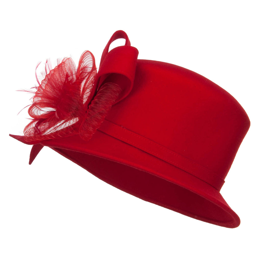 Big Loops Wool Felt Fashion Hat