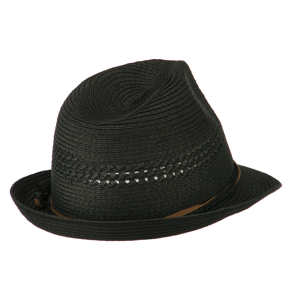 Ladies Toyo Braid Fedora Hat
