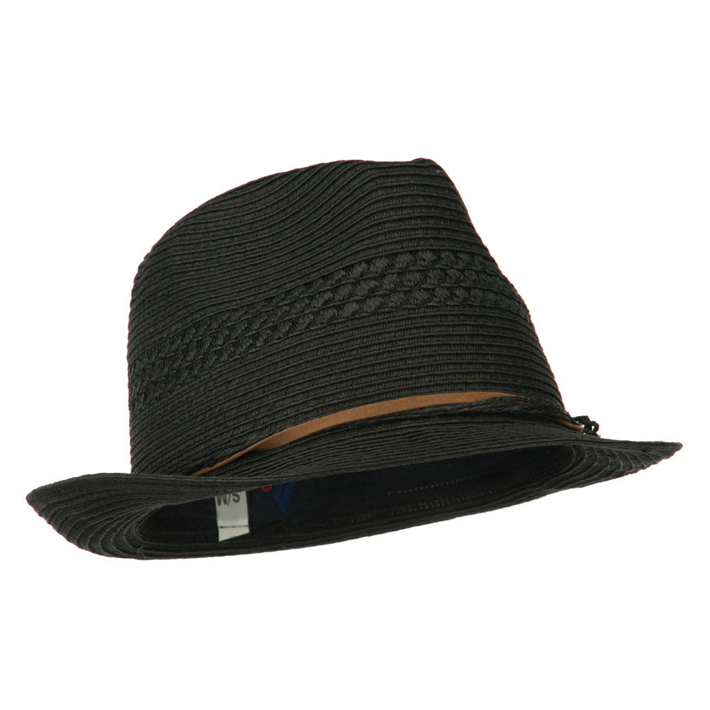 Ladies Toyo Braid Fedora Hat