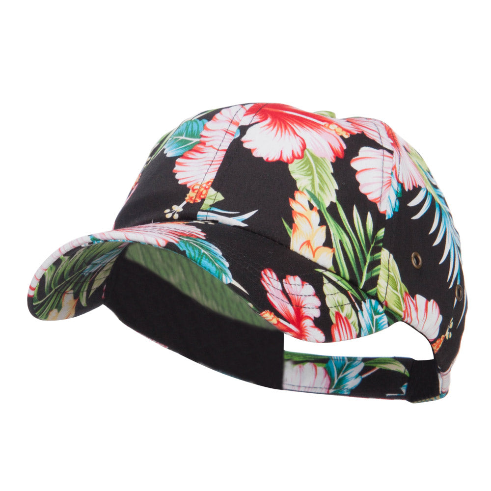 Low Profile Cotton Floral Cap