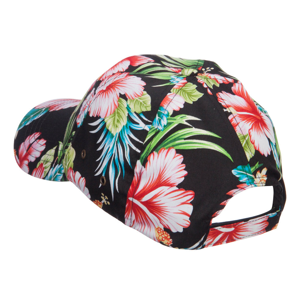 Low Profile Cotton Floral Cap