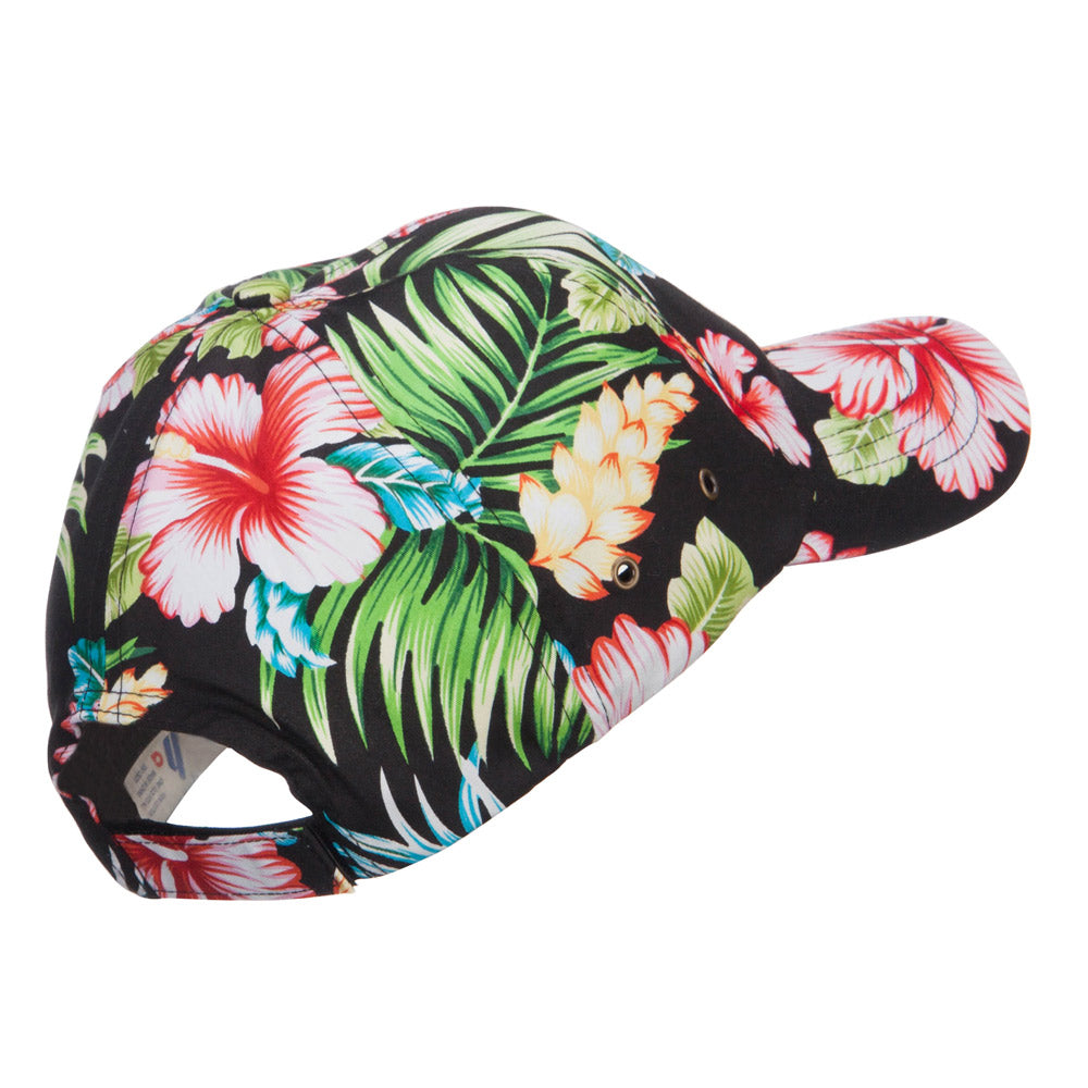 Low Profile Cotton Floral Cap