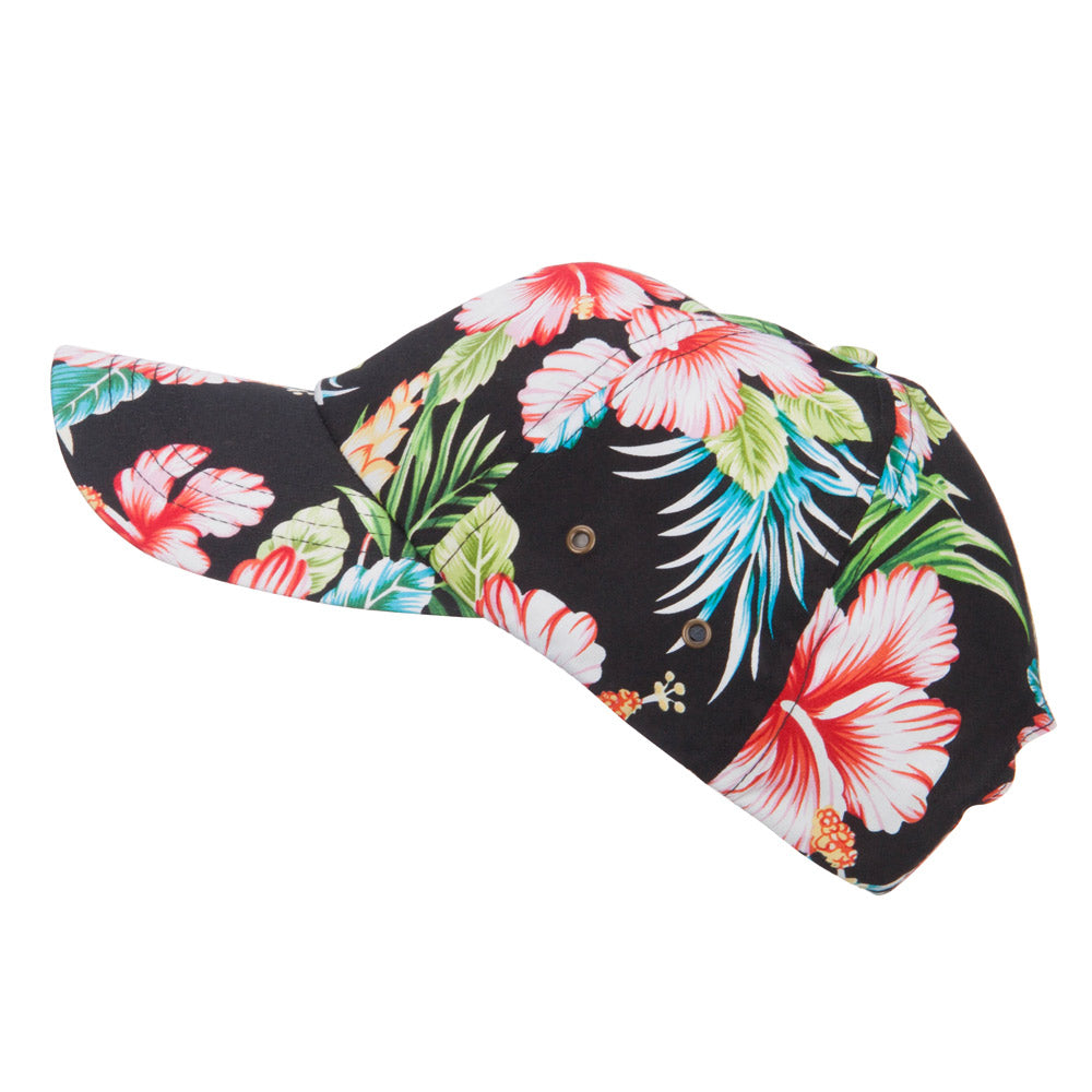 Low Profile Cotton Floral Cap