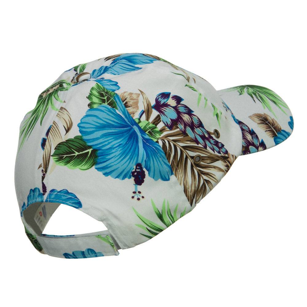 Low Profile Cotton Floral Cap