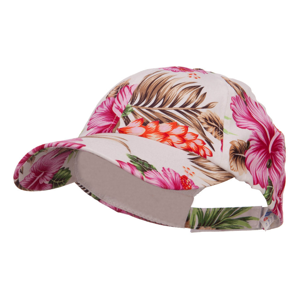 Low Profile Cotton Floral Cap