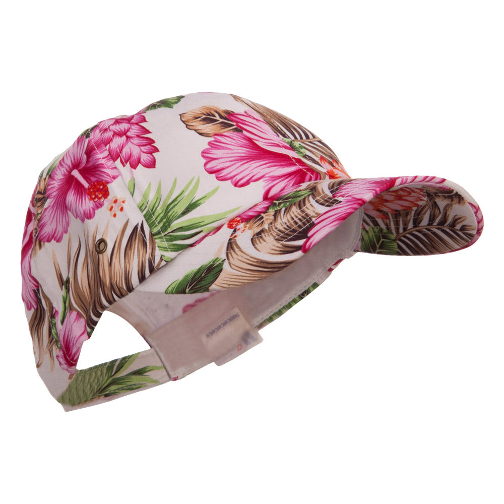 Low Profile Cotton Floral Cap