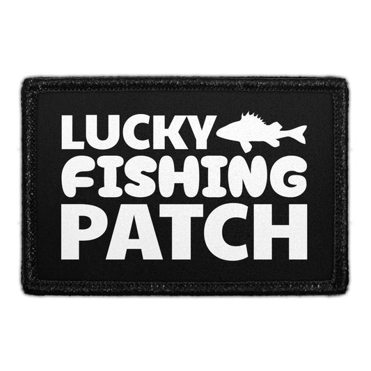 Lucky Fishing Patch - Removable Patch