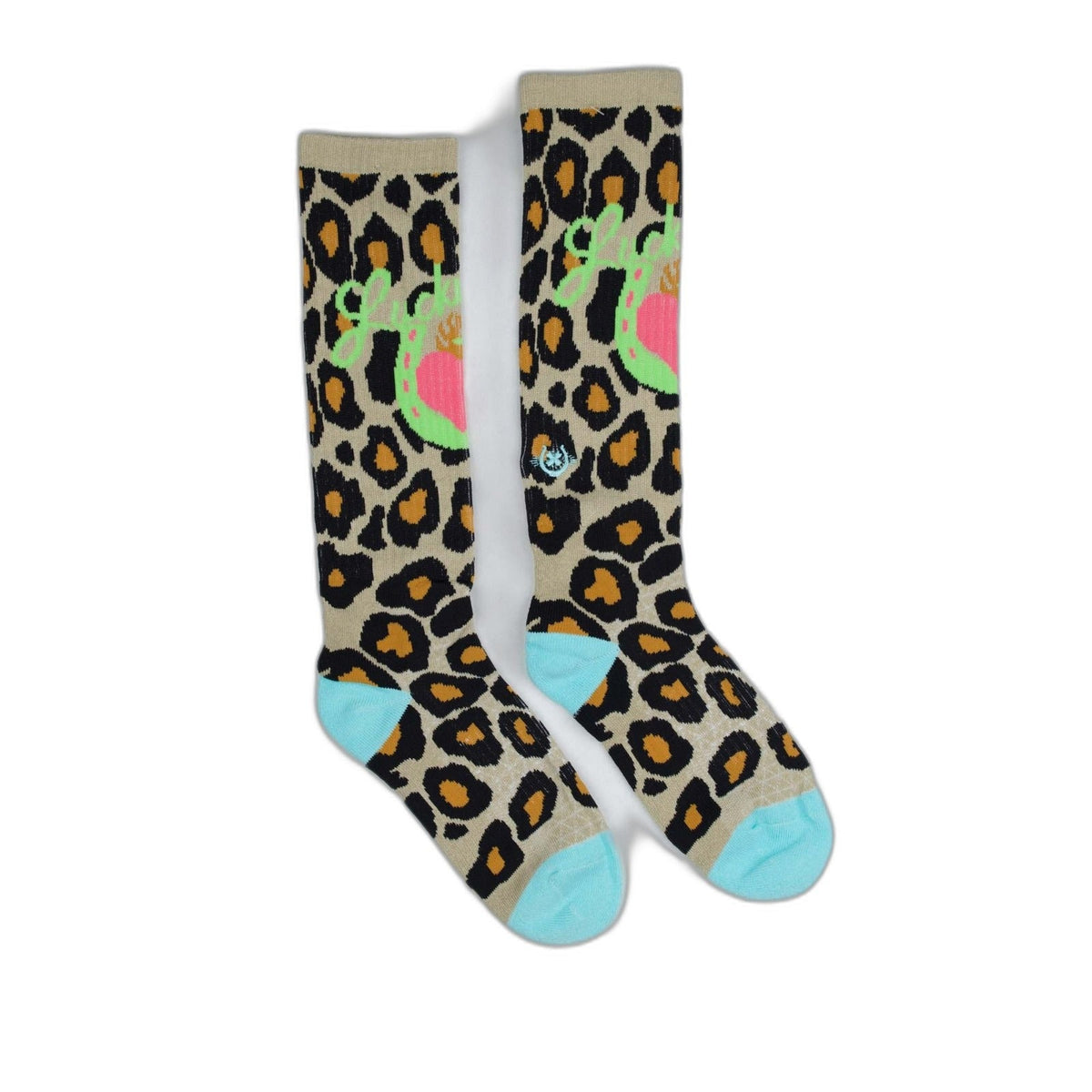 Lucky Leopard Diva Performance Boot Socks