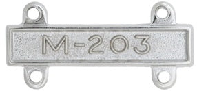 U.S. Army Qualification Bars for Marksmanship Qualification Badges - Shiny (Non-Subdued)