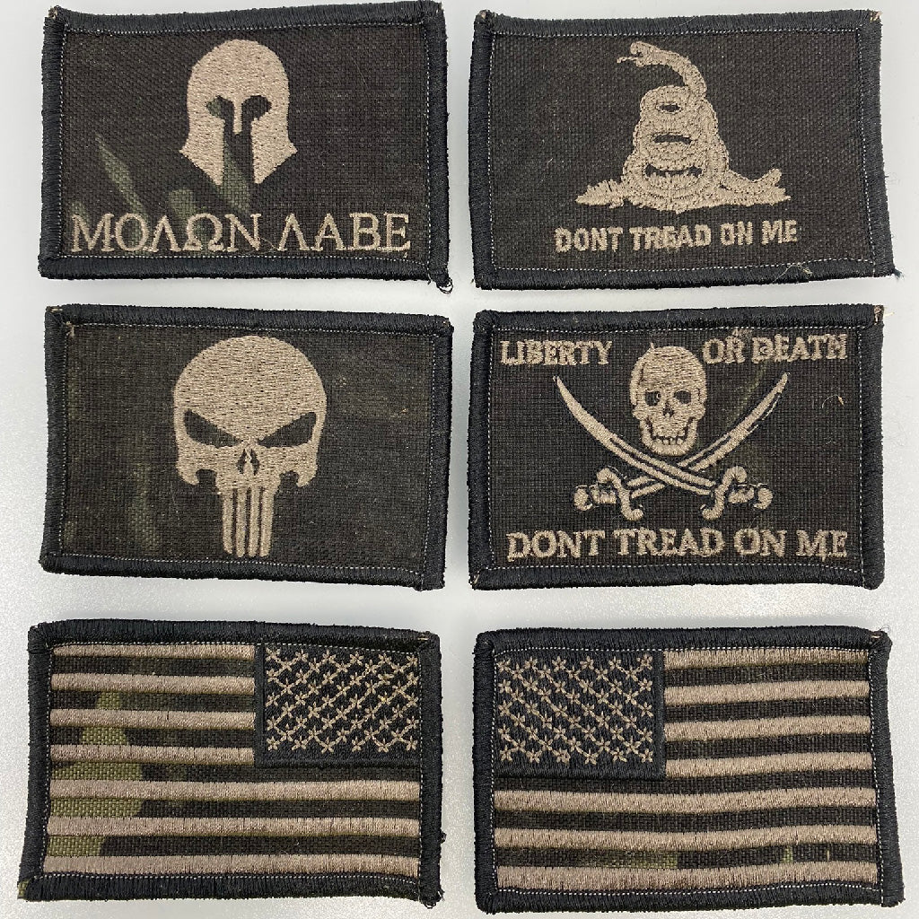 MULTICAM-BLACK Camouflage Tactical Patch Collection