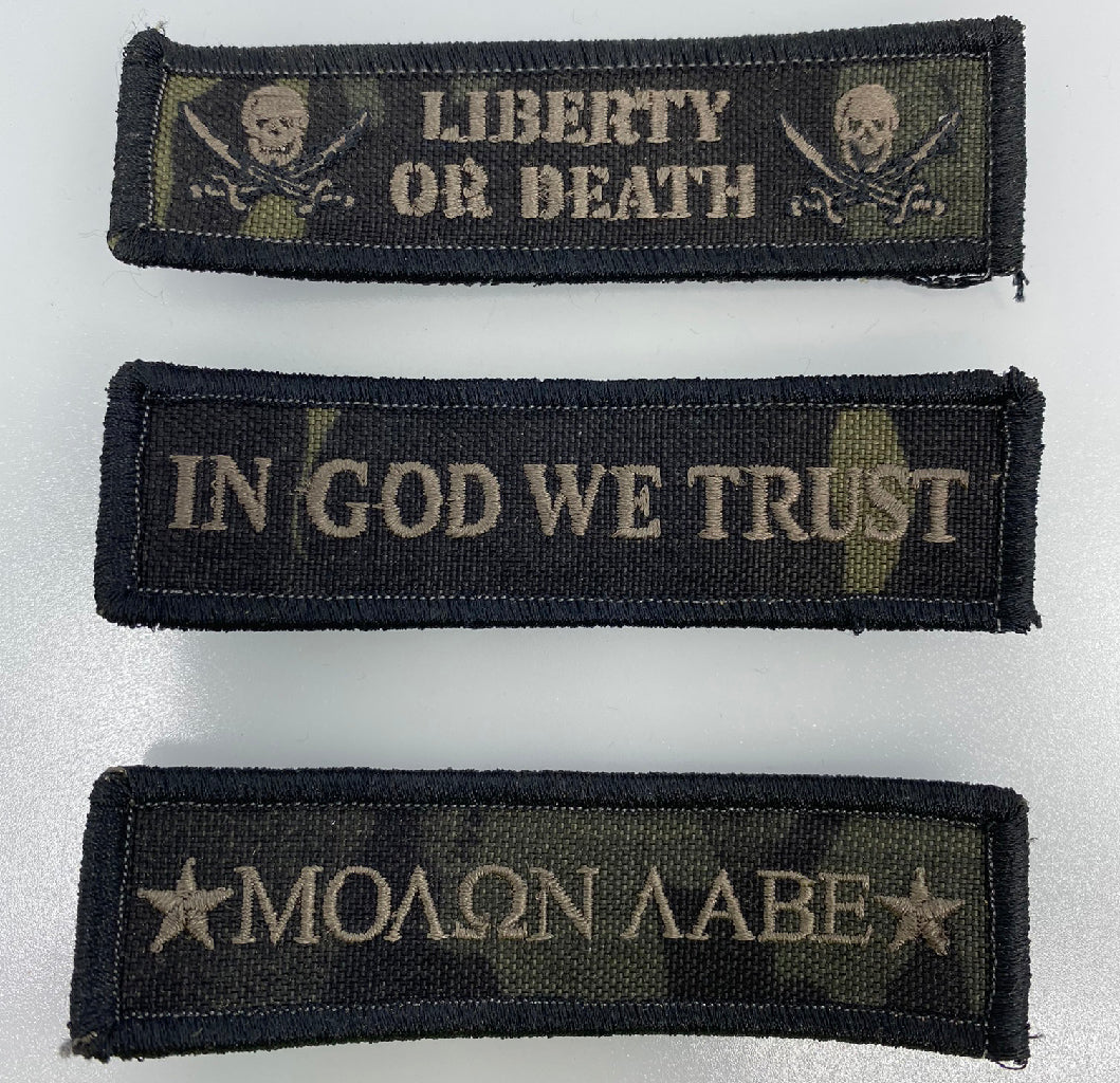 MULTICAM-BLACK Camouflage Tactical Patch Collection