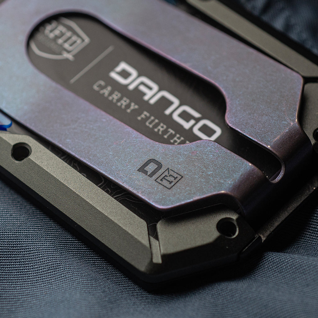 M4 Special Edition Maverick™ Rail Wallet with Burple Anodized Titanium Money Clip