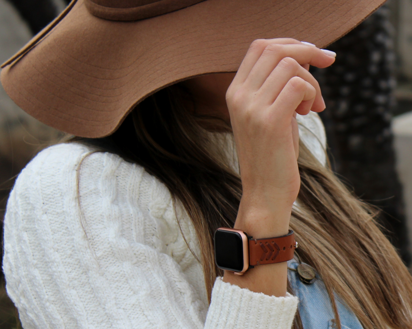 Braided Leather Apple Watch Band