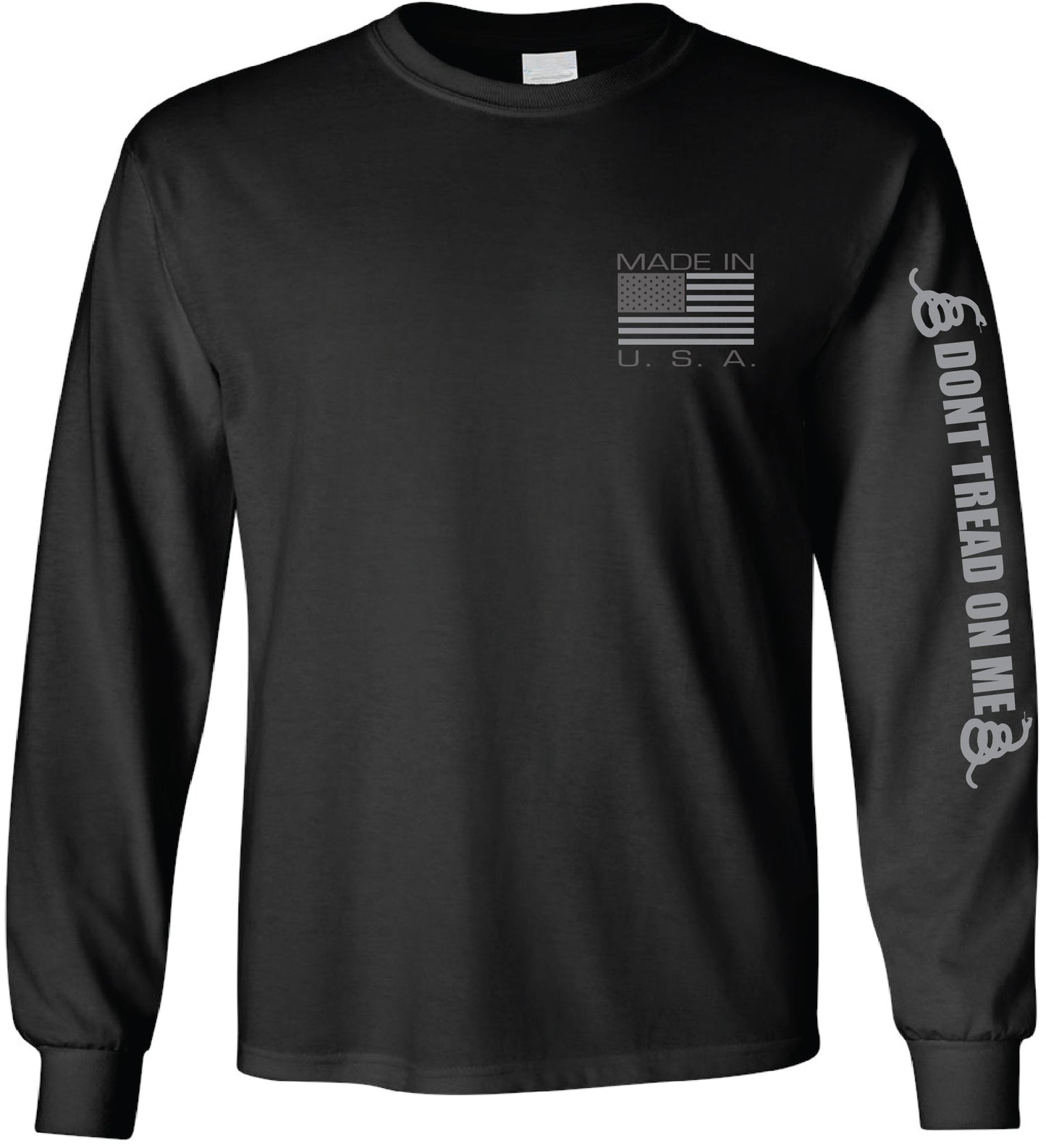Made in USA Vertical Longsleeve - Black