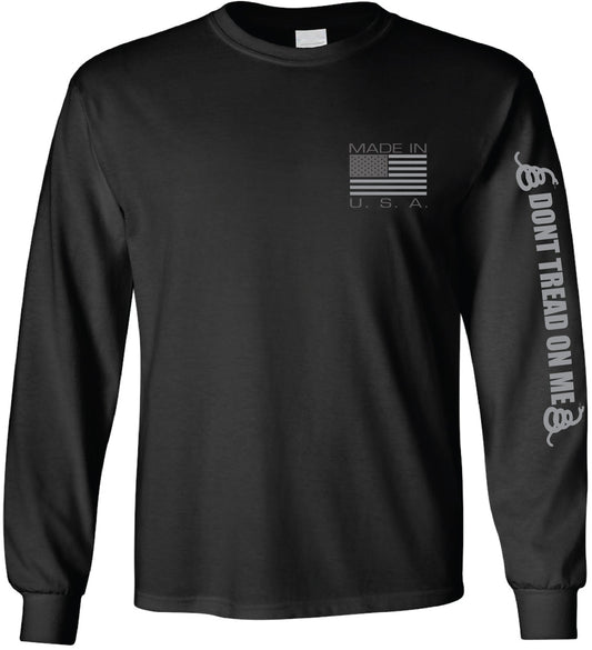 Made in USA Vertical Longsleeve - Black