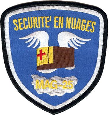 MAG-25 USMC Patch - Securite En Nuages - CLEARANCE!