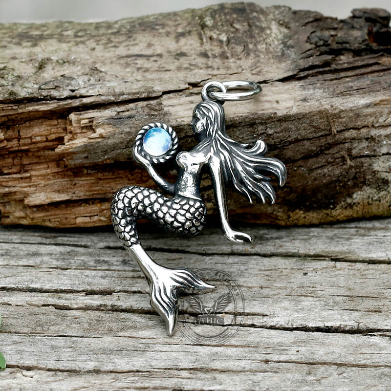 Magic Mermaid Stainless Steel Pendant