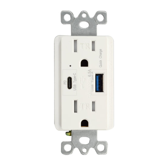 Magnadyne WC-601 | Dual Port USB Charger - Tamper Resistant AC Outlet