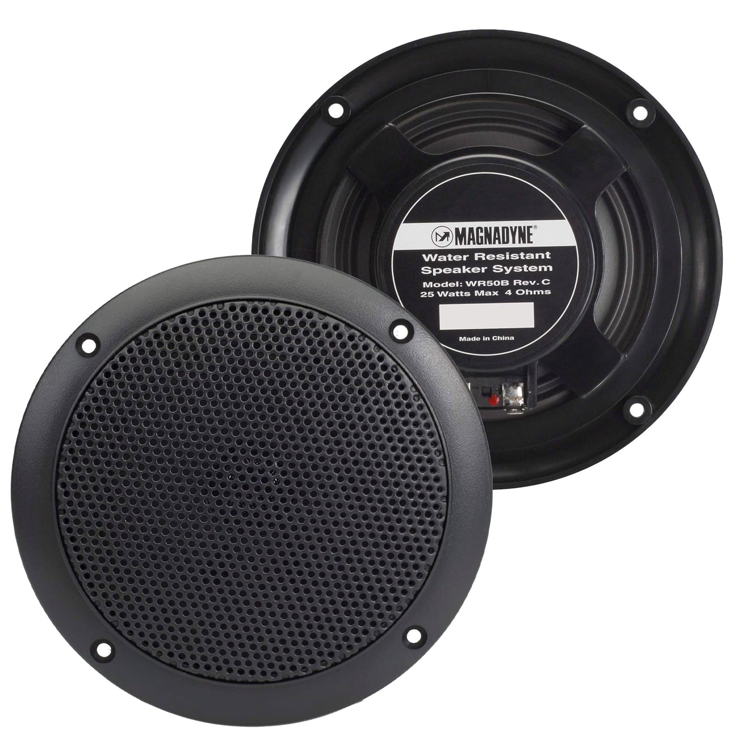 Magnadyne WR50-PAIR | 5" Dual Cone Slim Profile Speakers | Black or White
