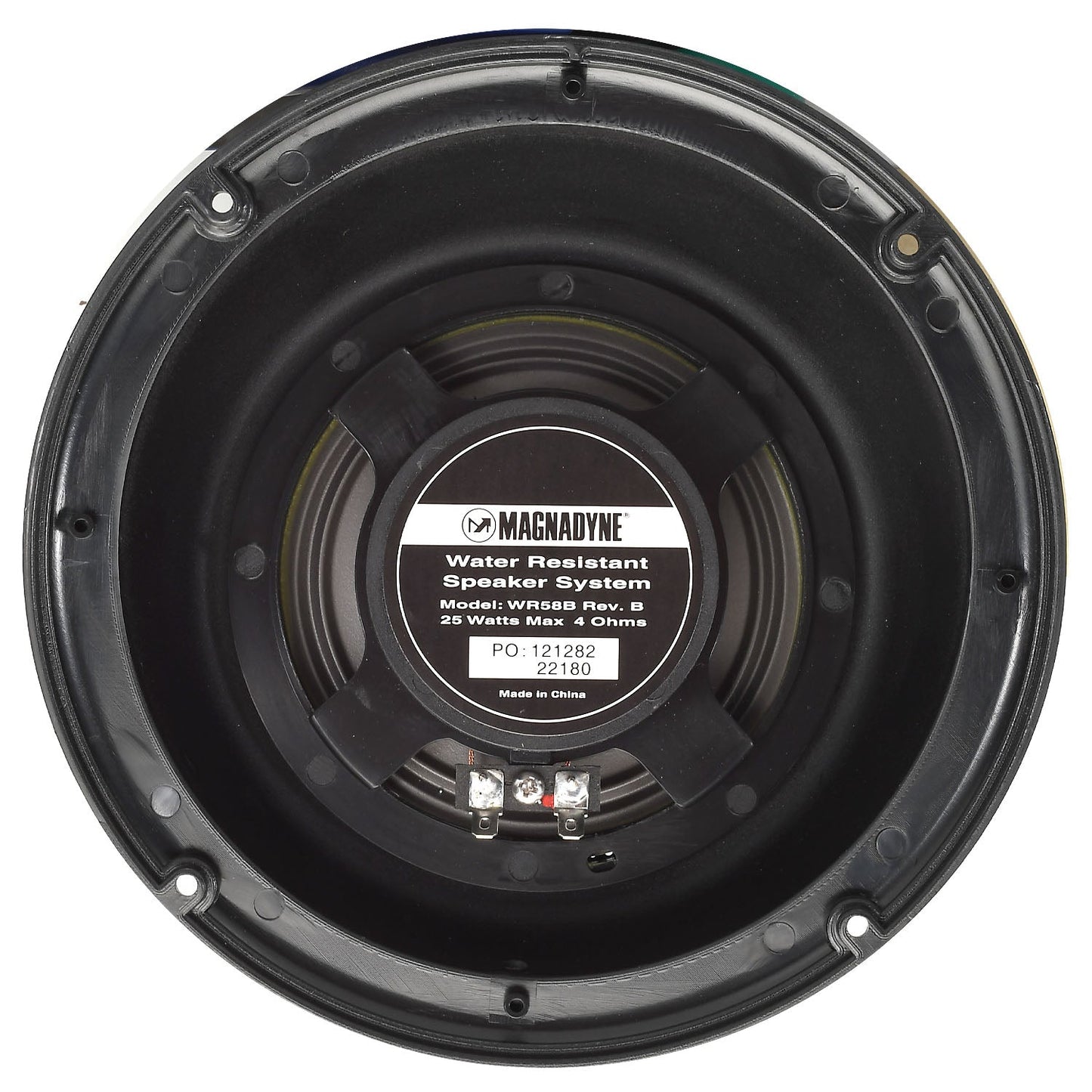 Magnadyne WR58B-PAIR | Outdoor Wedge Speakers, 5 Inch, Water Resistant, 25 Watts, Black | Sold As A Pair