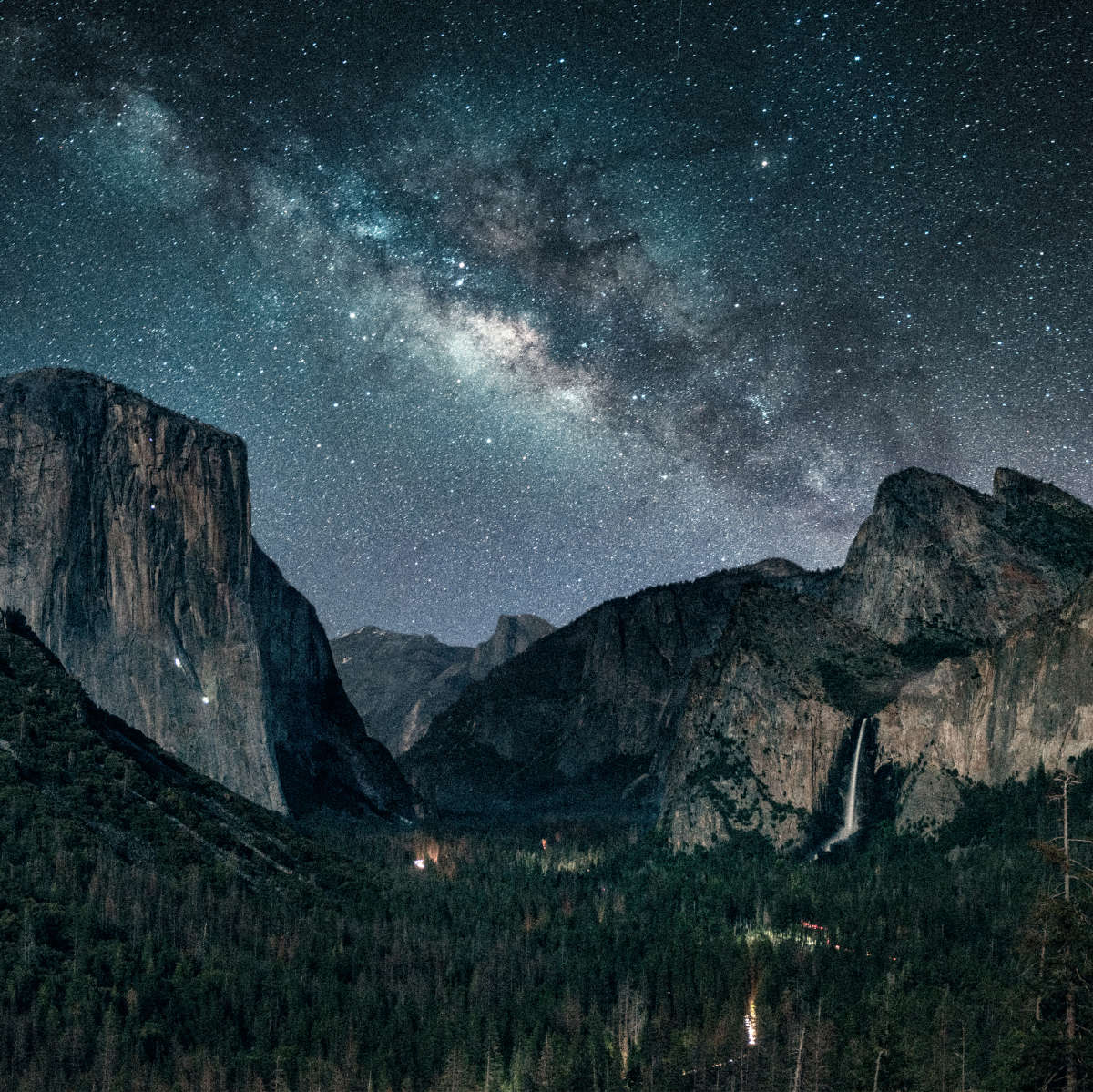 Stargazing At Yosemite Wall Art