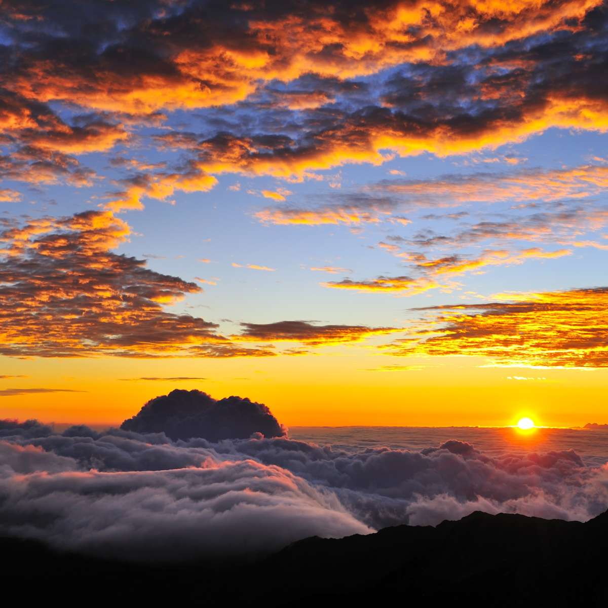 Haleakala Sea Of Clouds Wall Art