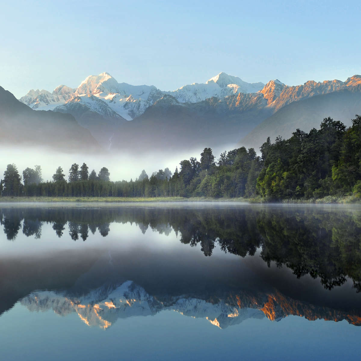 Lake Matheson Reflection Wall Art