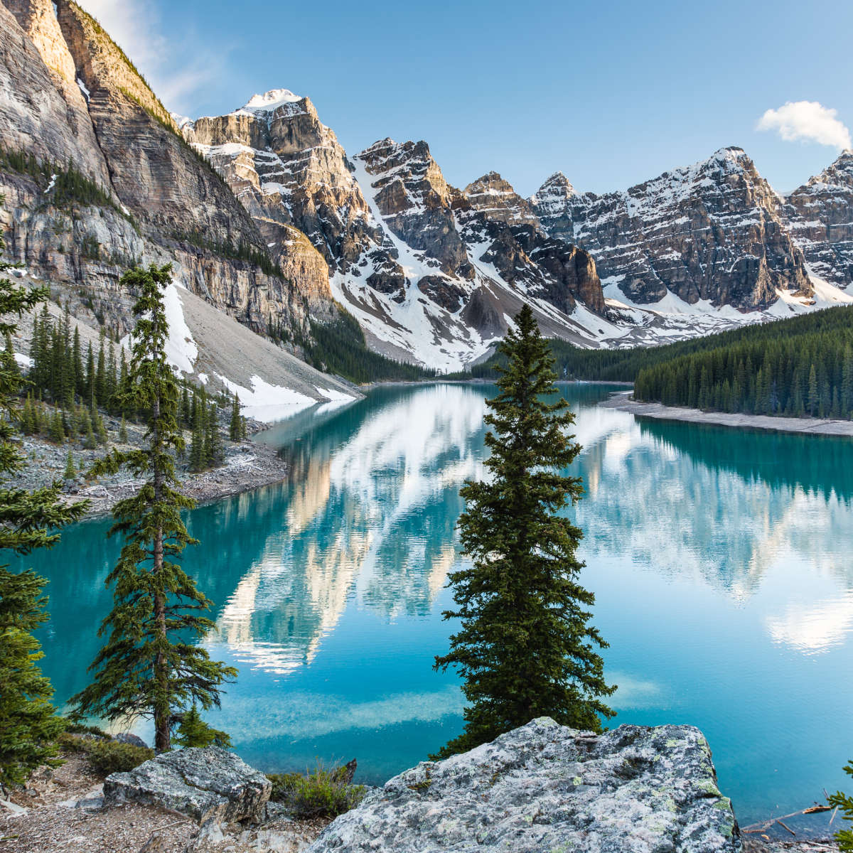 Moraine Lake Reflections Wall Art