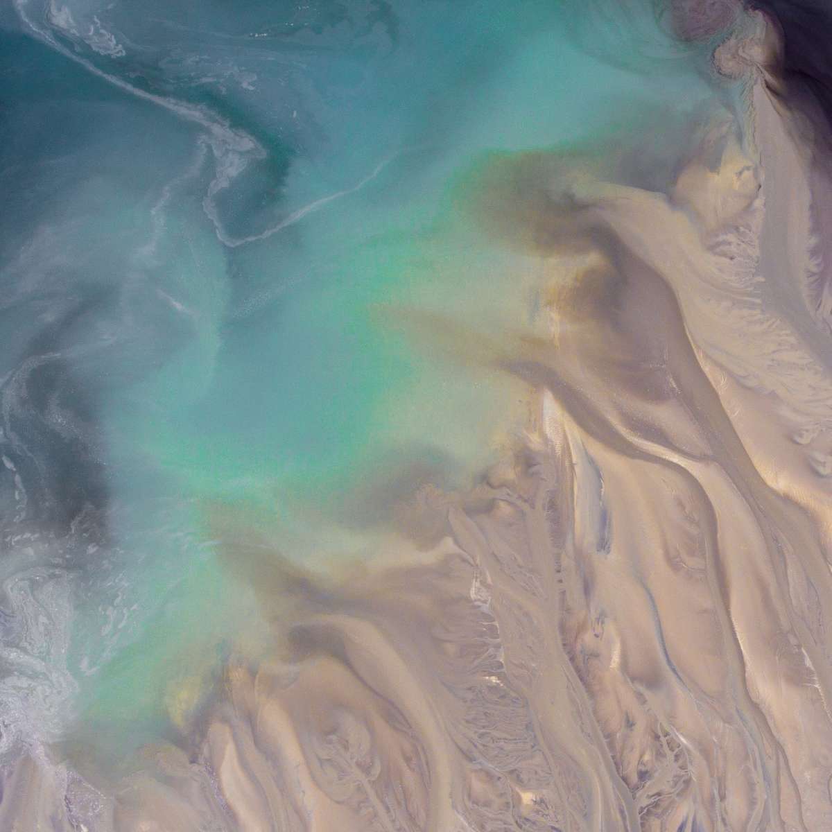 Abstract Coastal Wall Art