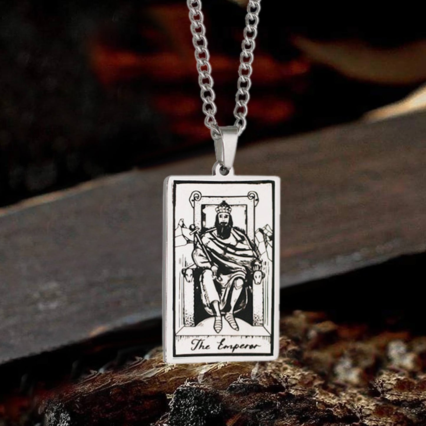 Major Arcana Tarot Stainless Steel Necklace
