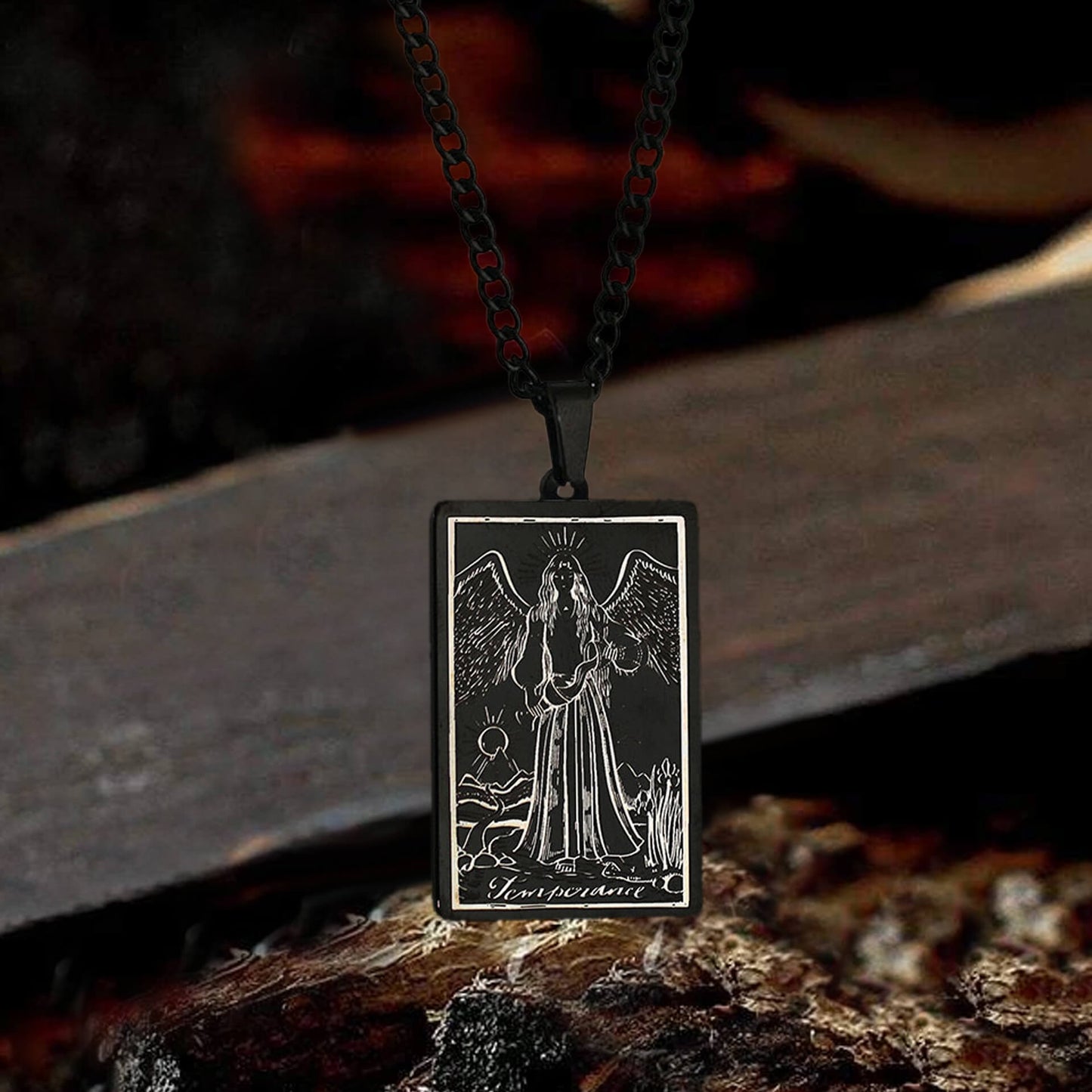 Major Arcana Tarot Stainless Steel Necklace