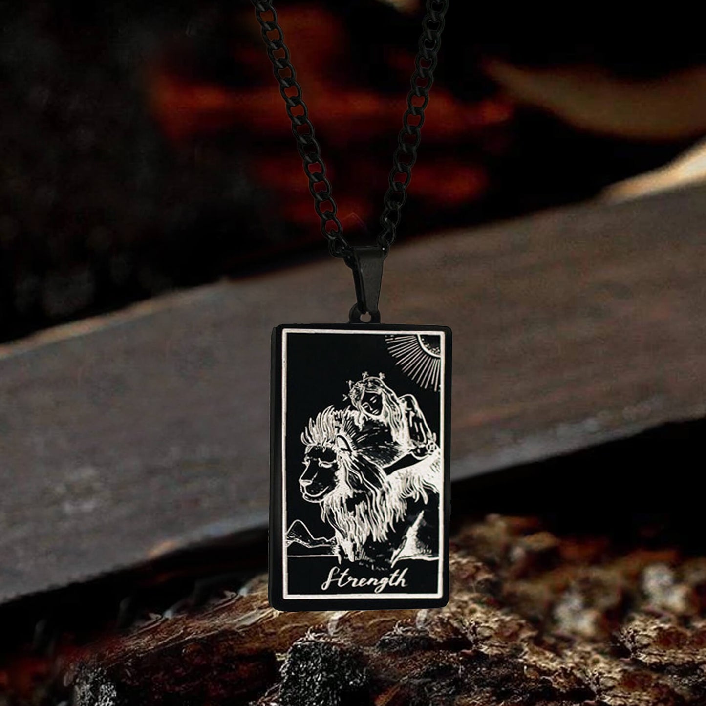 Major Arcana Tarot Stainless Steel Necklace