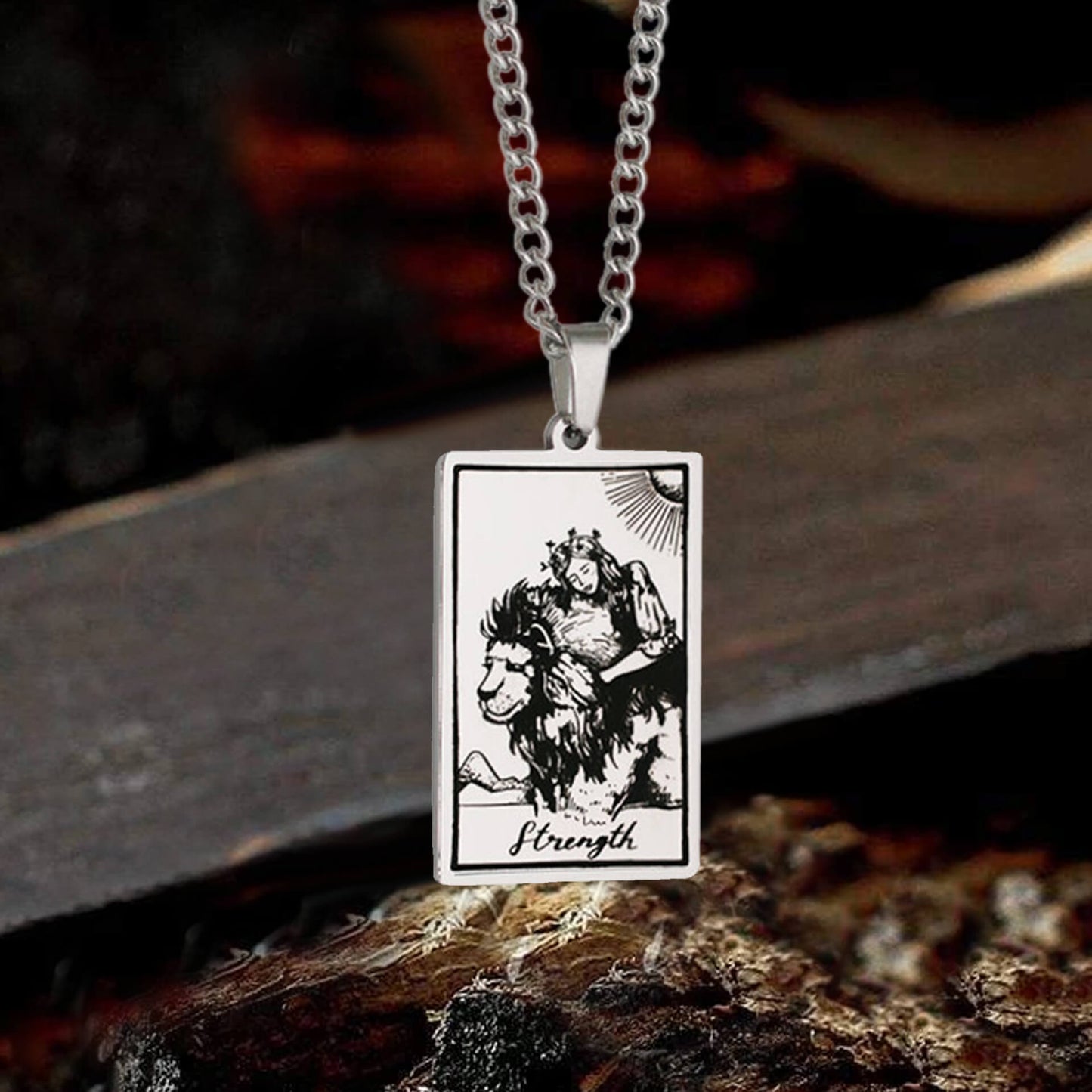 Major Arcana Tarot Stainless Steel Necklace