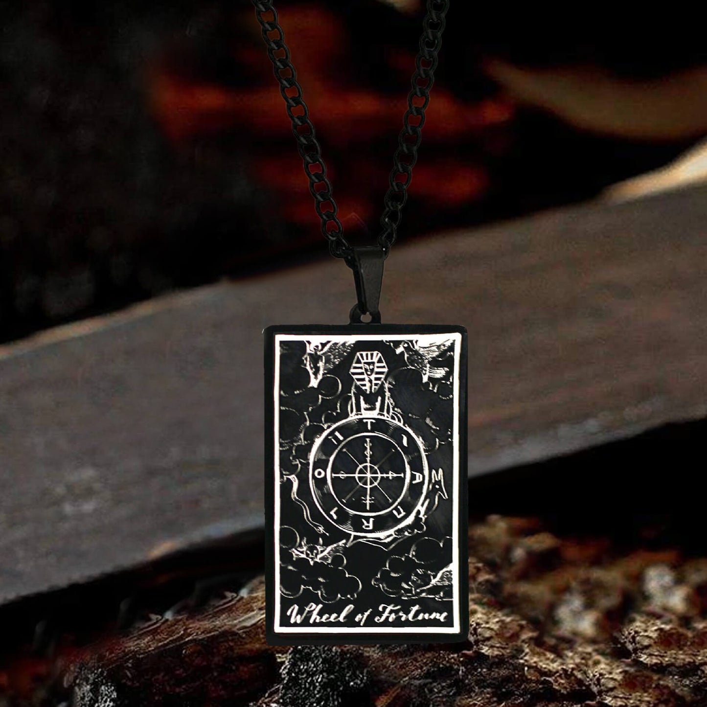 Major Arcana Tarot Stainless Steel Necklace