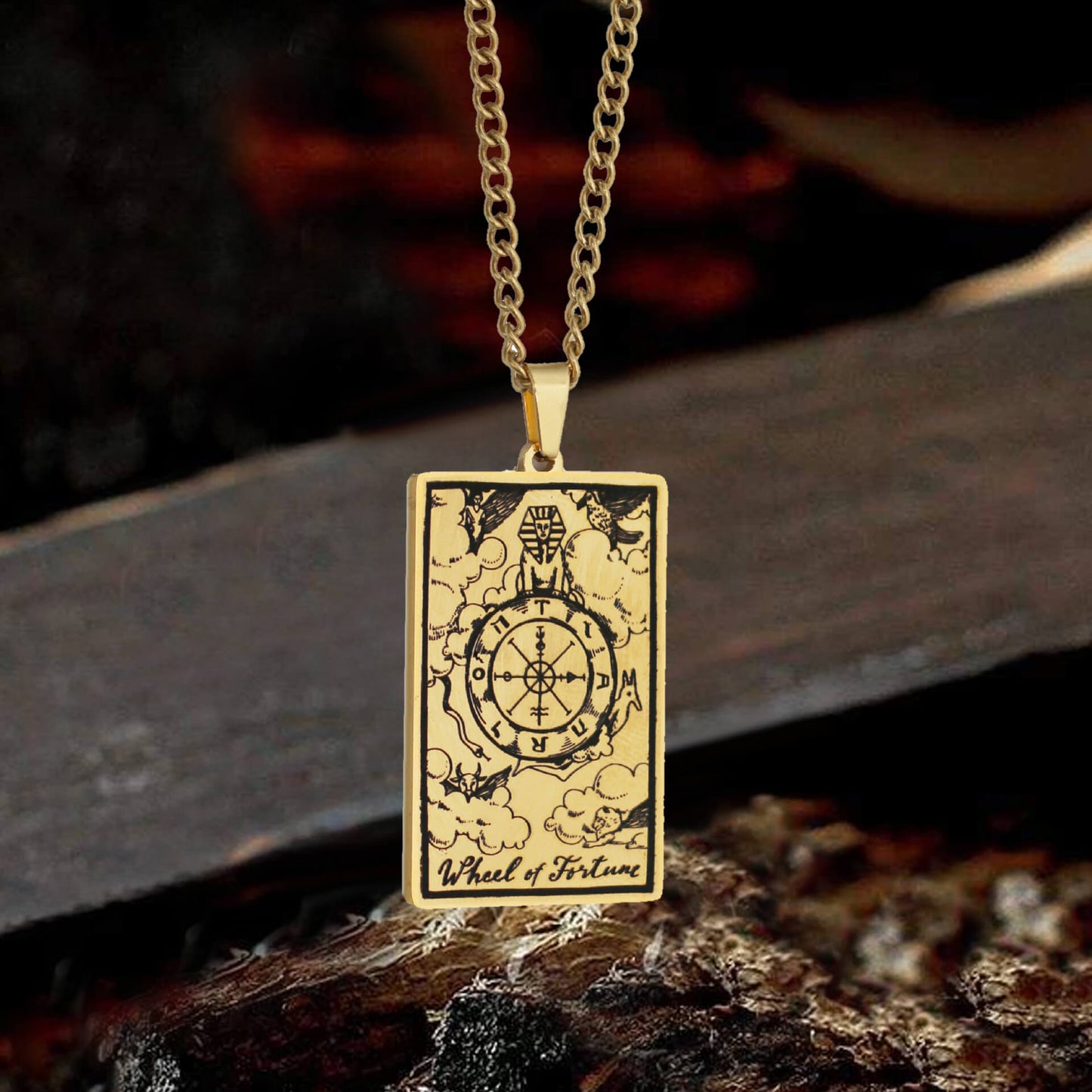 Major Arcana Tarot Stainless Steel Necklace