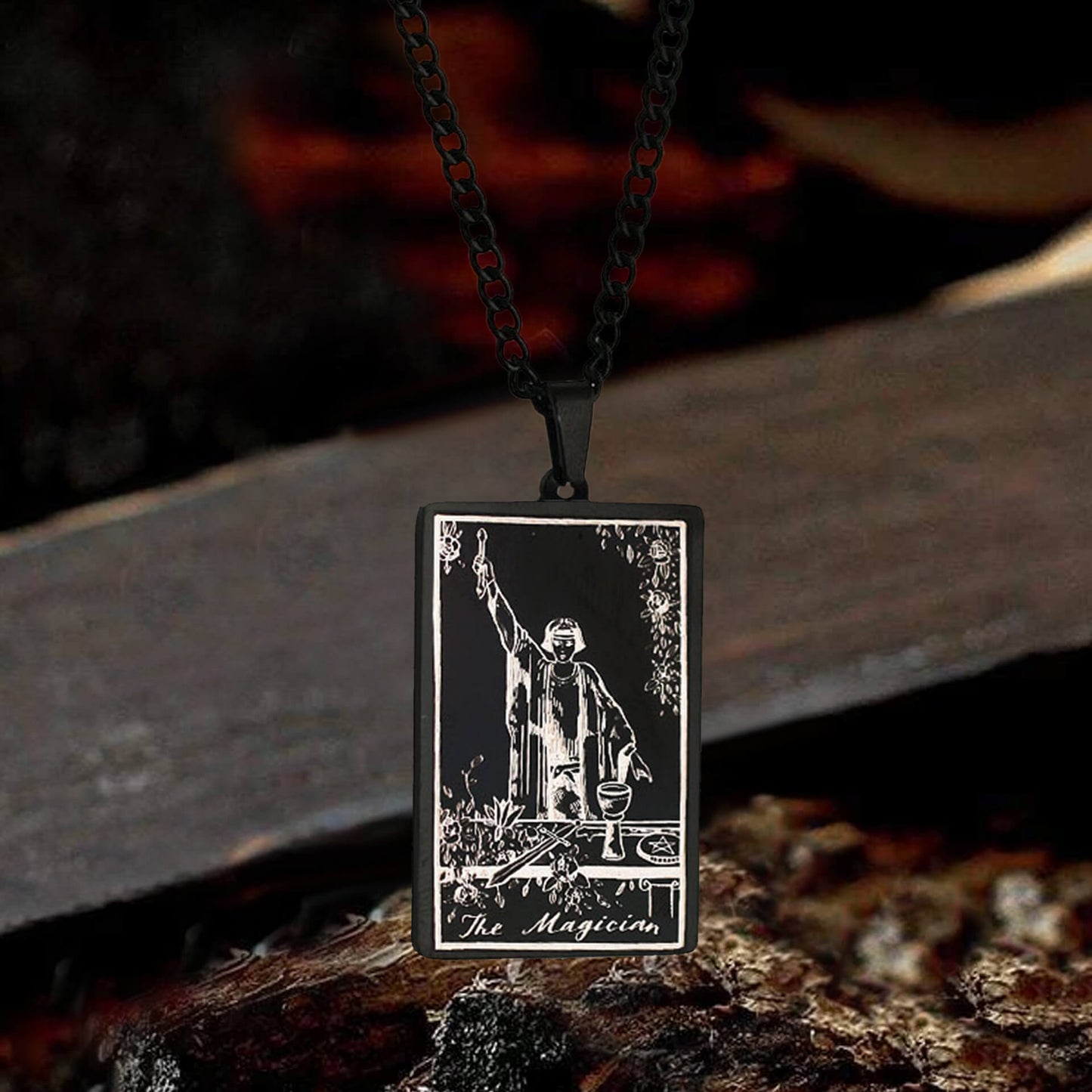 Major Arcana Tarot Stainless Steel Necklace