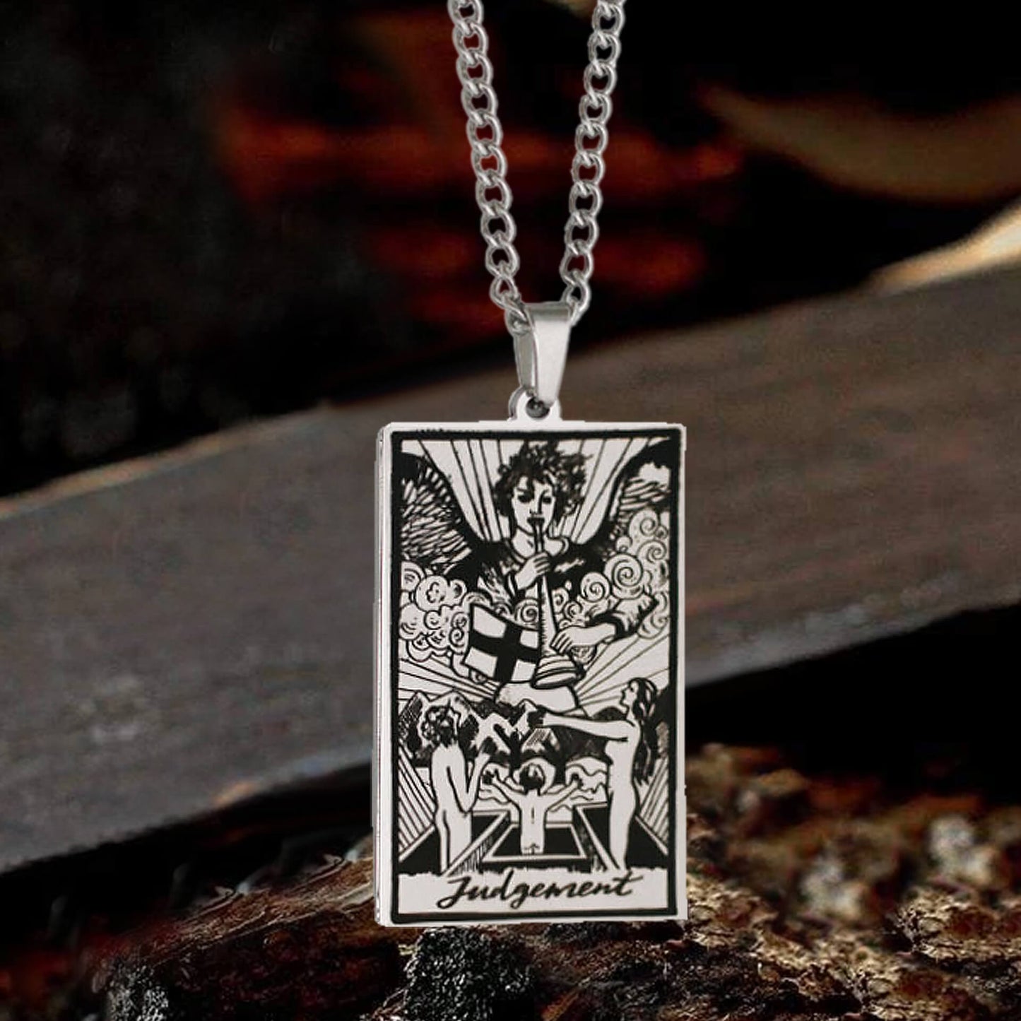 Major Arcana Tarot Stainless Steel Necklace