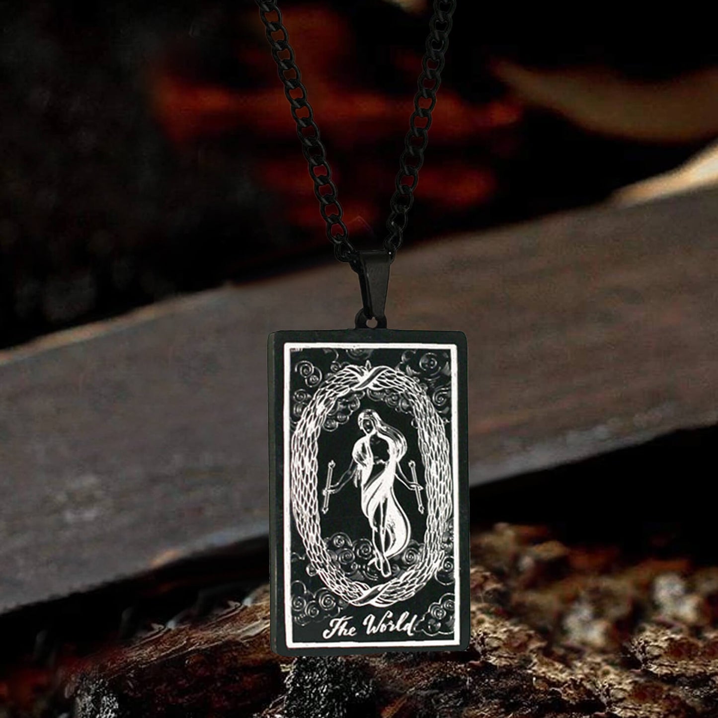 Major Arcana Tarot Stainless Steel Necklace