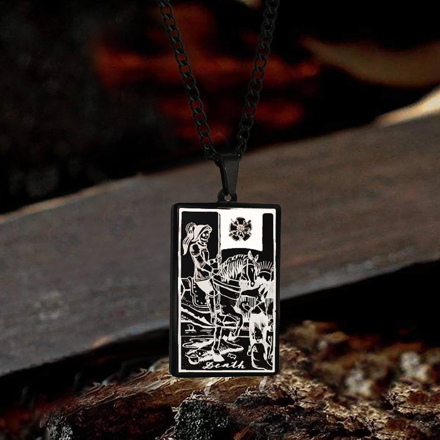 Major Arcana Tarot Stainless Steel Necklace
