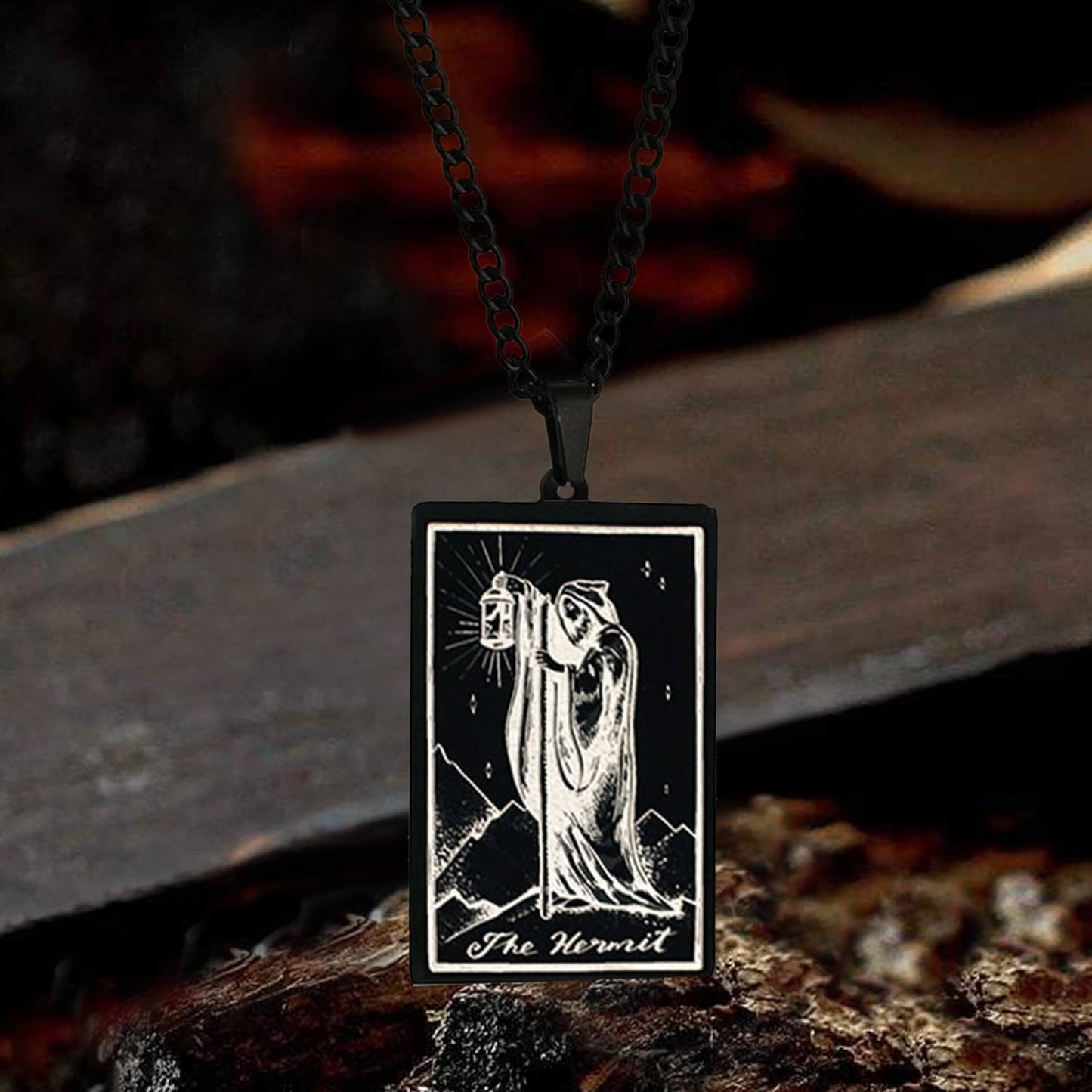 Major Arcana Tarot Stainless Steel Necklace