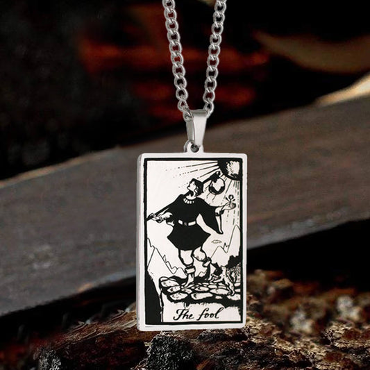 Major Arcana Tarot Stainless Steel Necklace
