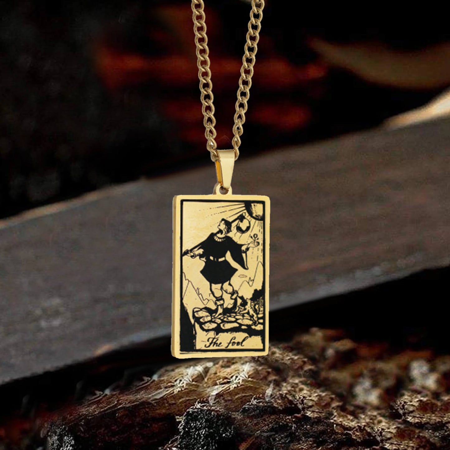 Major Arcana Tarot Stainless Steel Necklace