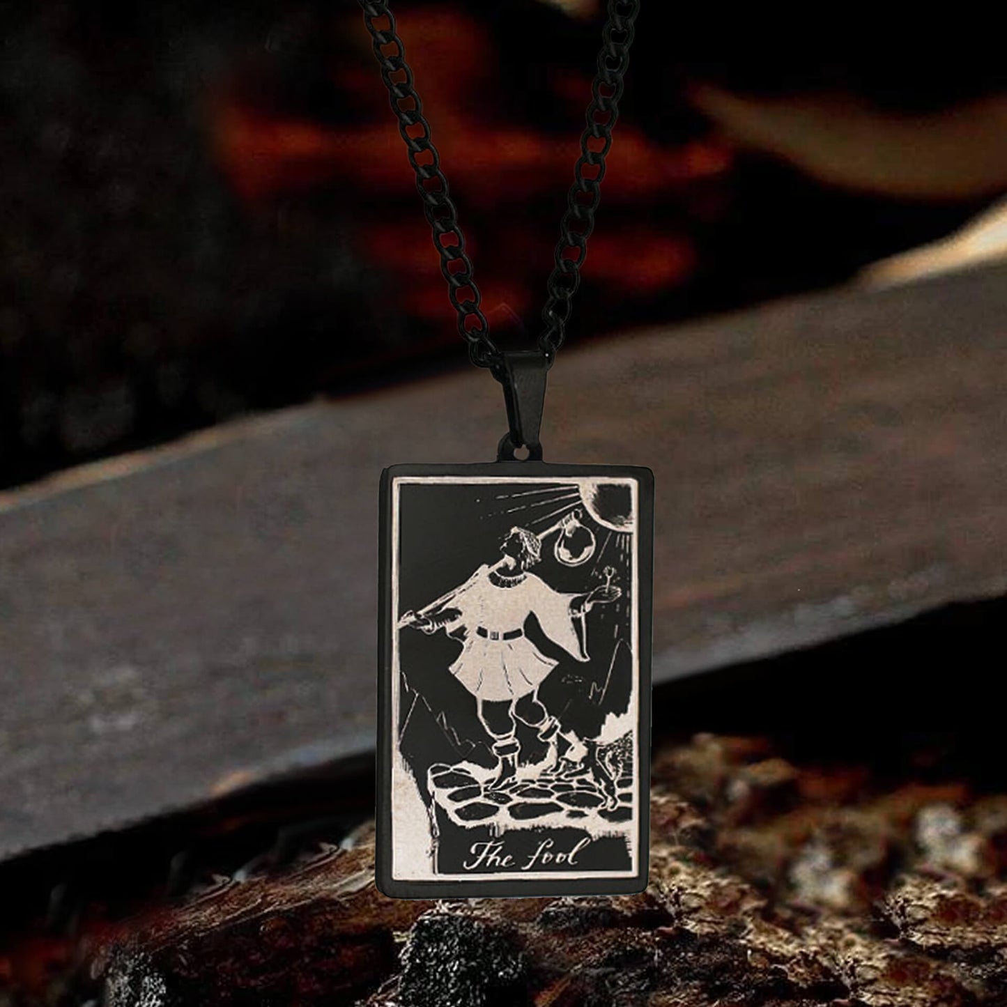 Major Arcana Tarot Stainless Steel Necklace