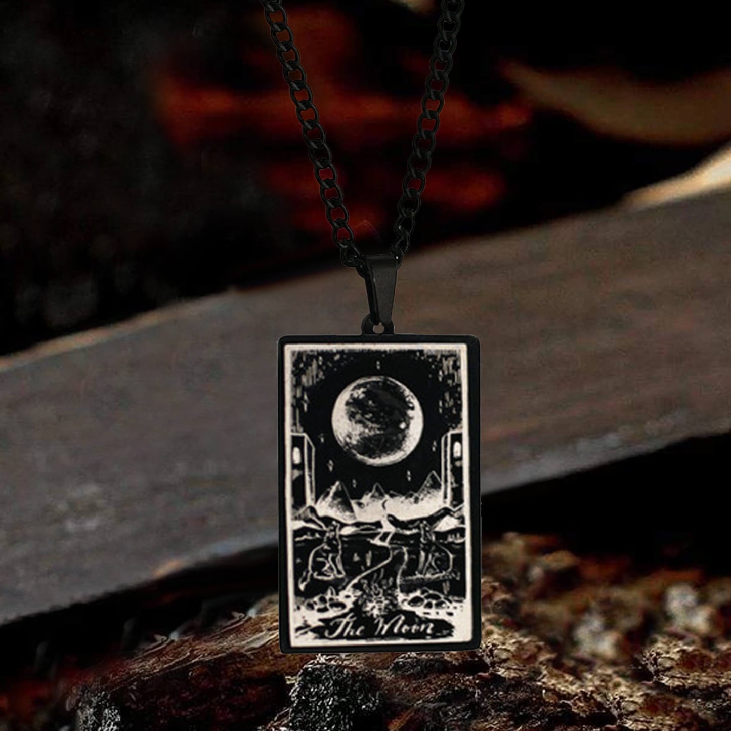 Major Arcana Tarot Stainless Steel Necklace