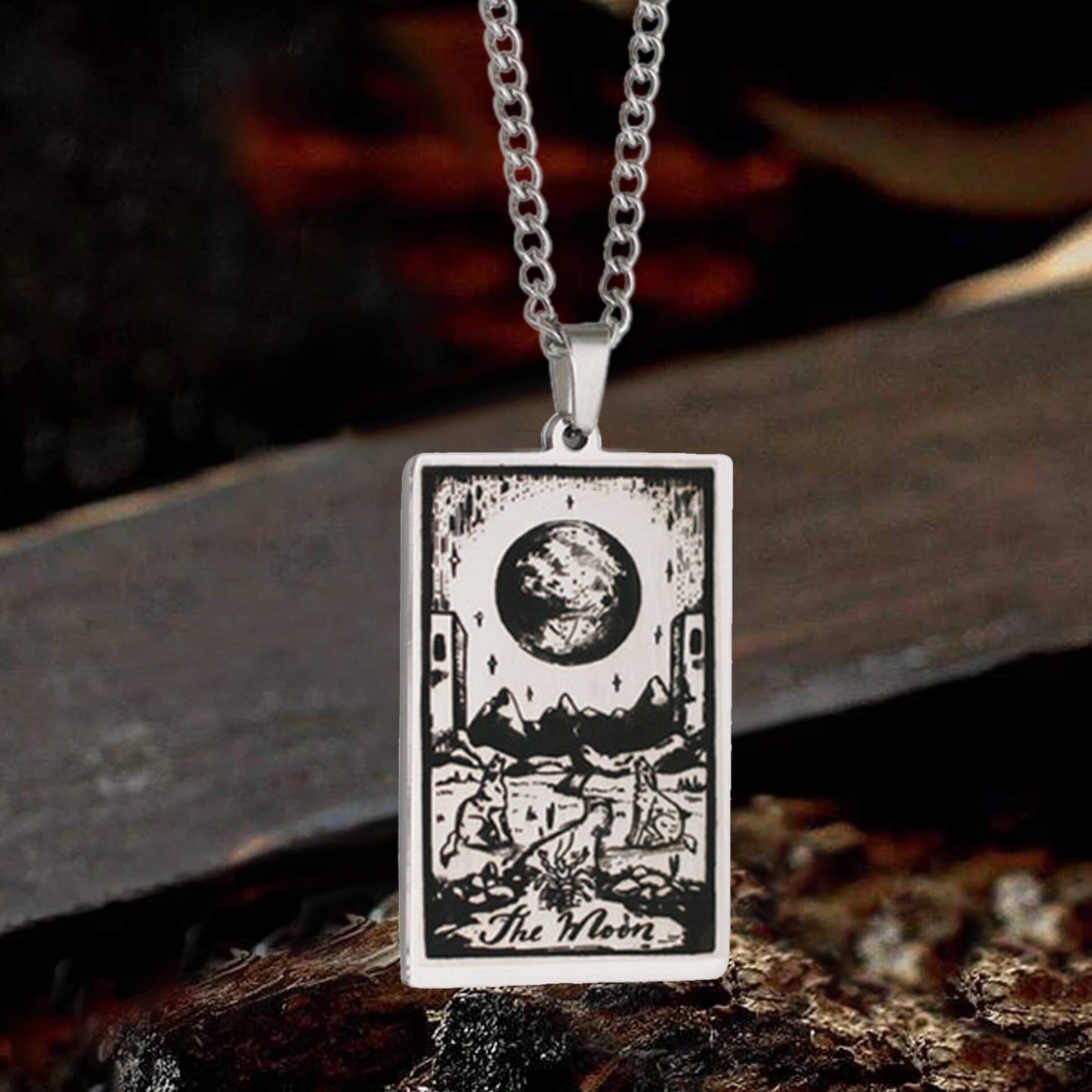 Major Arcana Tarot Stainless Steel Necklace