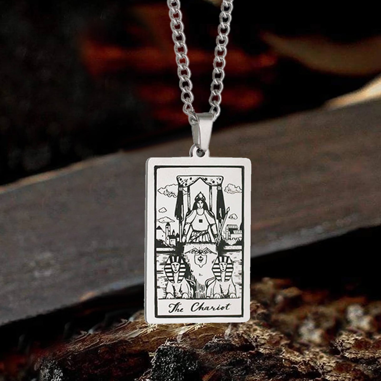 Major Arcana Tarot Stainless Steel Necklace