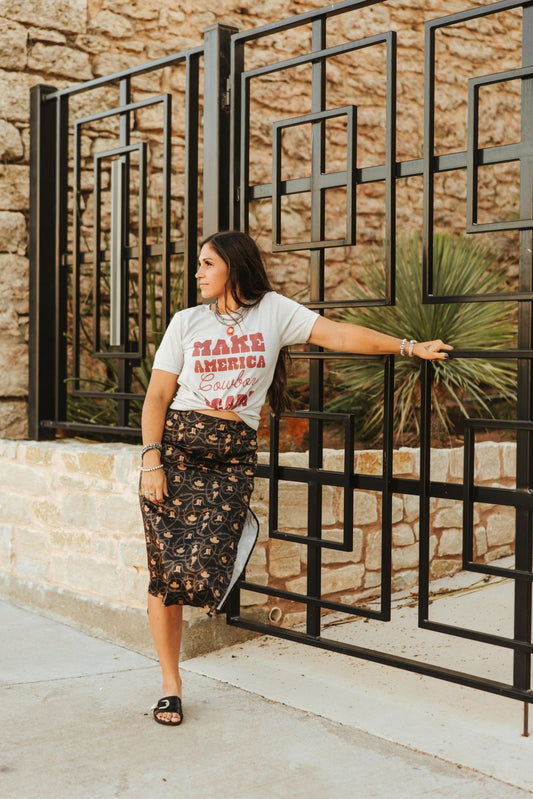 Make America Cowboy Again Stars Graphic Tee