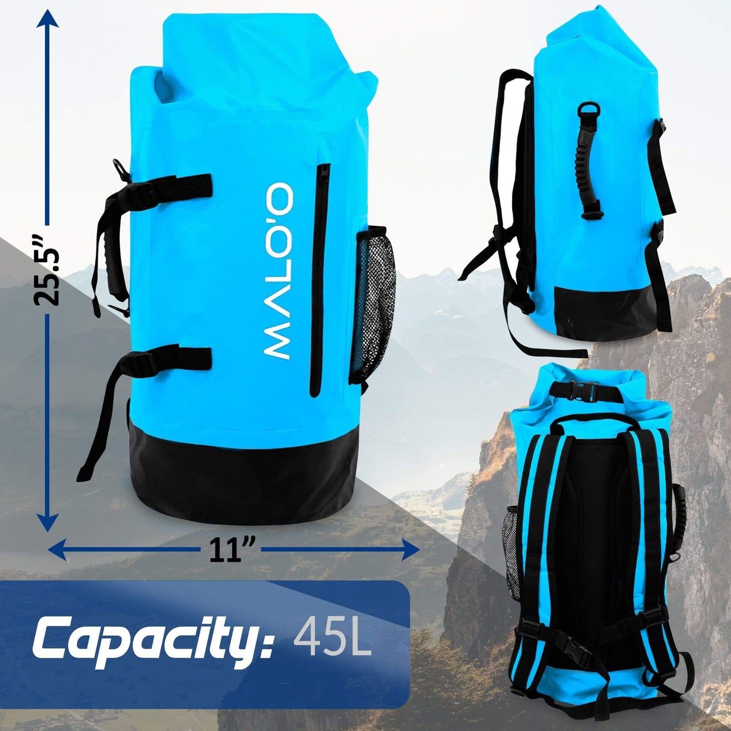DryPack 45 Liter Waterproof Backpack